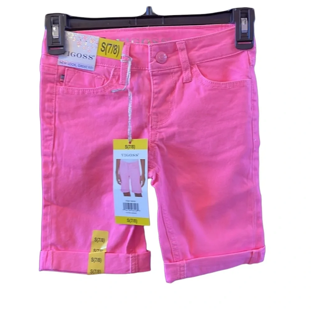 Vigoss pink girls Bermuda shorts XS 5-6